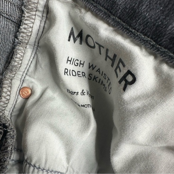 MOTHER High Waisted Rider Skimp Jeans in Bars & Phrases Size 31 - Picture 9 of 11